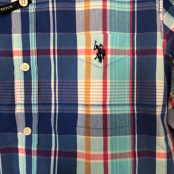 Men’s US polo assn short sleeve button down shirt - Picture 2 of 4